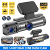 Dash Cam 3.16-inch Dual-lens Driving Recorder Front Inside Camera G-sensor Hd Night Vision Wide-angle Car Dvr - Image 2