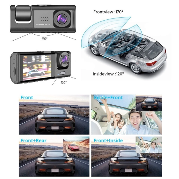 Dash Cam for Car 1080P Voiture Dashcam 24h Parking Monitor - Image 4