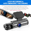 Dash Cam 3.16-inch Dual-lens Driving Recorder Front Inside Camera G-sensor Hd Night Vision Wide-angle Car Dvr - Image 5