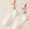 Graphic Statement Crew Socks
